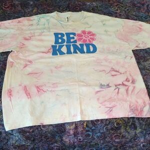Be Kind Tie-Dye Women's Short Sleeve Tee 2X NWOT